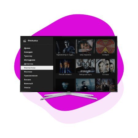 Выбор каналов на ТВ